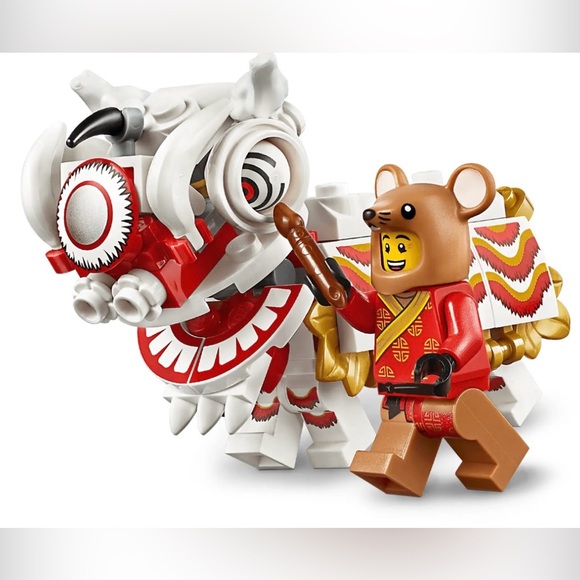 🍊🧧Brand New Lego Lion Dance Set🐴🧧(RETIRED) & Free Chinese New Year T Shirt🐲 - Picture 4 of 10